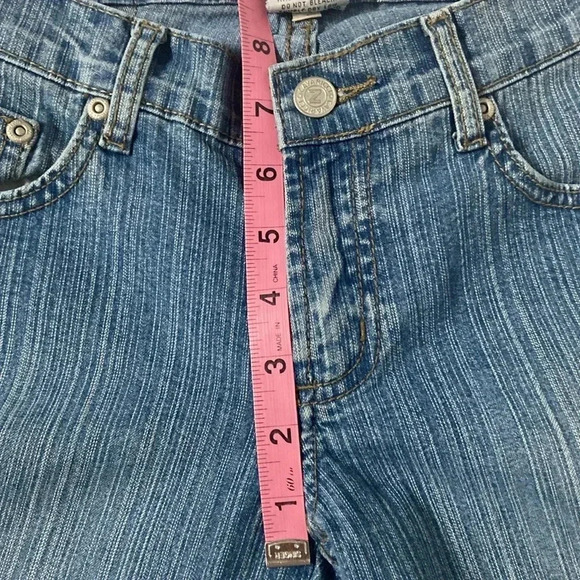 Vintage Z Cavaricci jeans size 5 cotton blend denim lined pattern lightweight - Picture 7 of 13